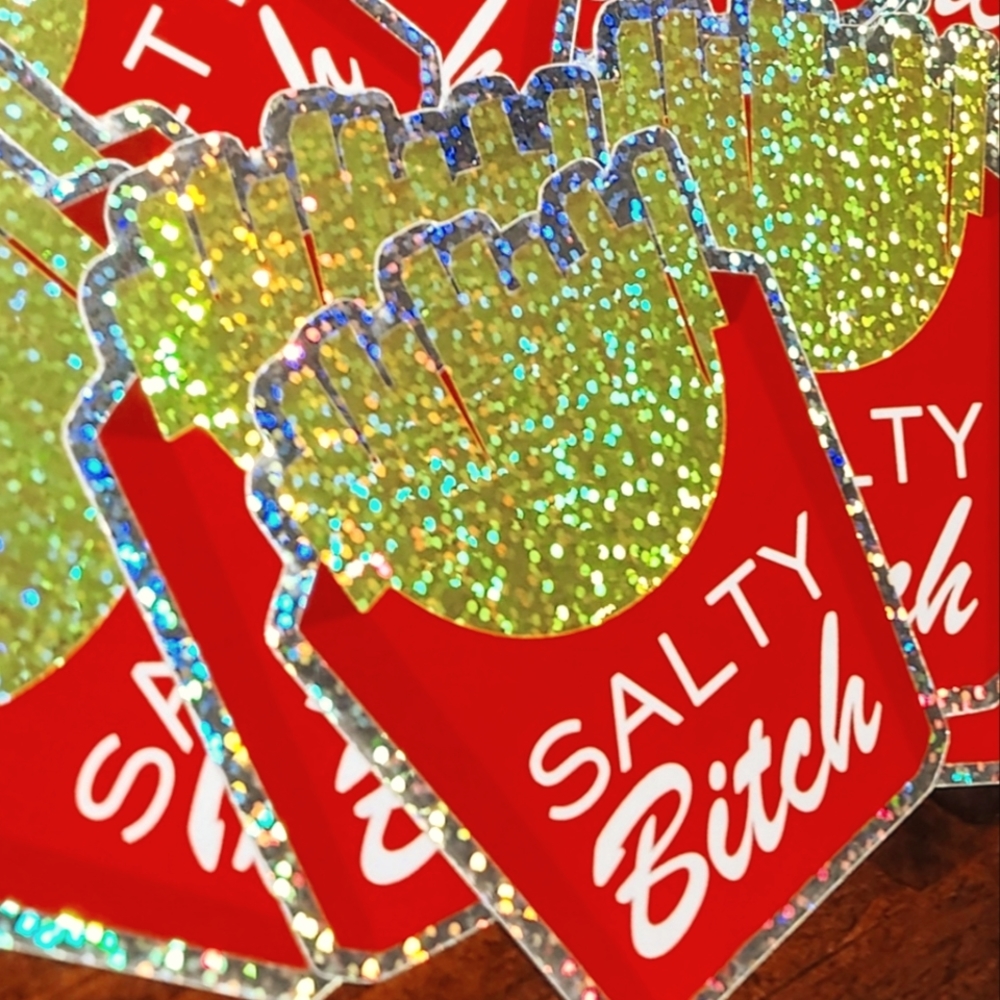 Salty B Glitter Holographic Sticker